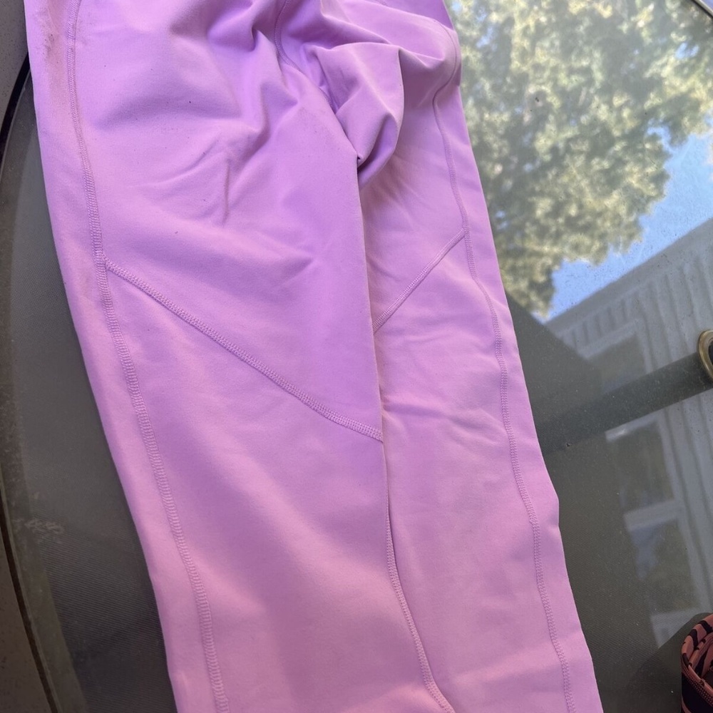 Fabletics Purple Powerhold Define High-Waisted 7/… - image 1